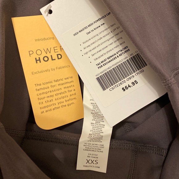 BNWT Fabletics On-the-go High Waisted Capri Shadow - Picture 6 of 6